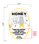 Honey Label__"Bear and the Bees"