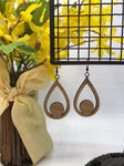 Nestled Teardrop French Wire Earrings