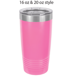 Barber/ Stylist Drink Tumbler,  20 oz, 30 oz