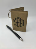 Wallet ID Key Chain with Monogram; Personalize It!