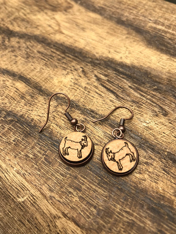 Goat Earrings