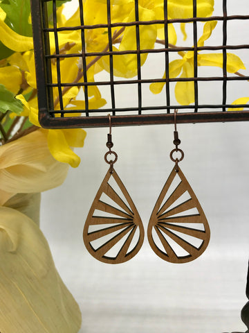 Starburst Teardrop Earrings