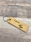 Key Chain with Special Handwriting; Personalize It!