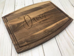 Modern Cutting Board with Juice Groove, 9" x 12"