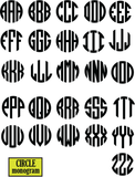 Monogram Earrings