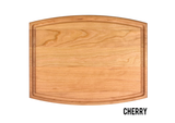 Elegant Scroll Cutting Board with Juice Groove, 9" x 12" or 10.5" x 16"