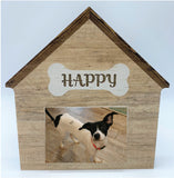 Dog House Pet Photo Frame, 3" x 2"; Personalize It!