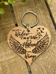 I’m Not a Widow, I’m a Wife to a Husband with Wings Key Chain