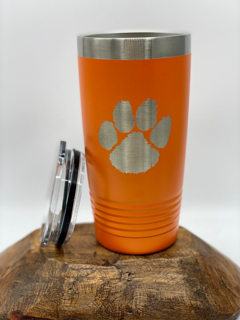 Best Friends Have Paws Coral 20oz. Insulated Tumbler